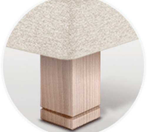 Piedi Sonpura Madera Cuadrada 15 cm