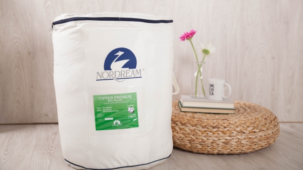 Topper Nordream PREMIUM - 60% Plumón y 40% Pluma